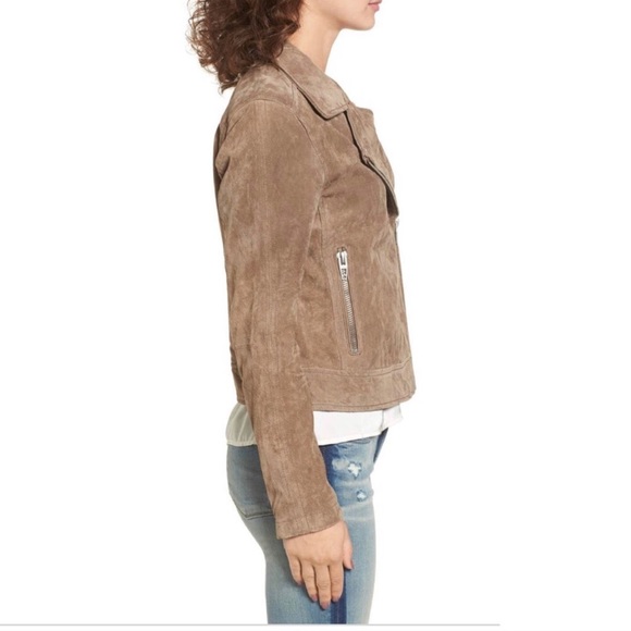 New BlankNYC Suede Taupe Moto Jacket Size XXL - Picture 4 of 7